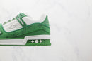 LOUIS VUITTON TRAINER LOW GREEN