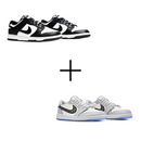 COMBO Air Dunk Dior + Air Dunk Panda