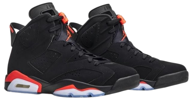 COMBO Air Jordan 6 Preto/Vermelho + Chinelo Jordan